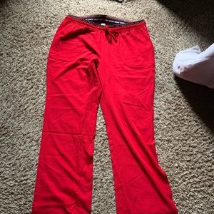Heart soul large red scrub pants